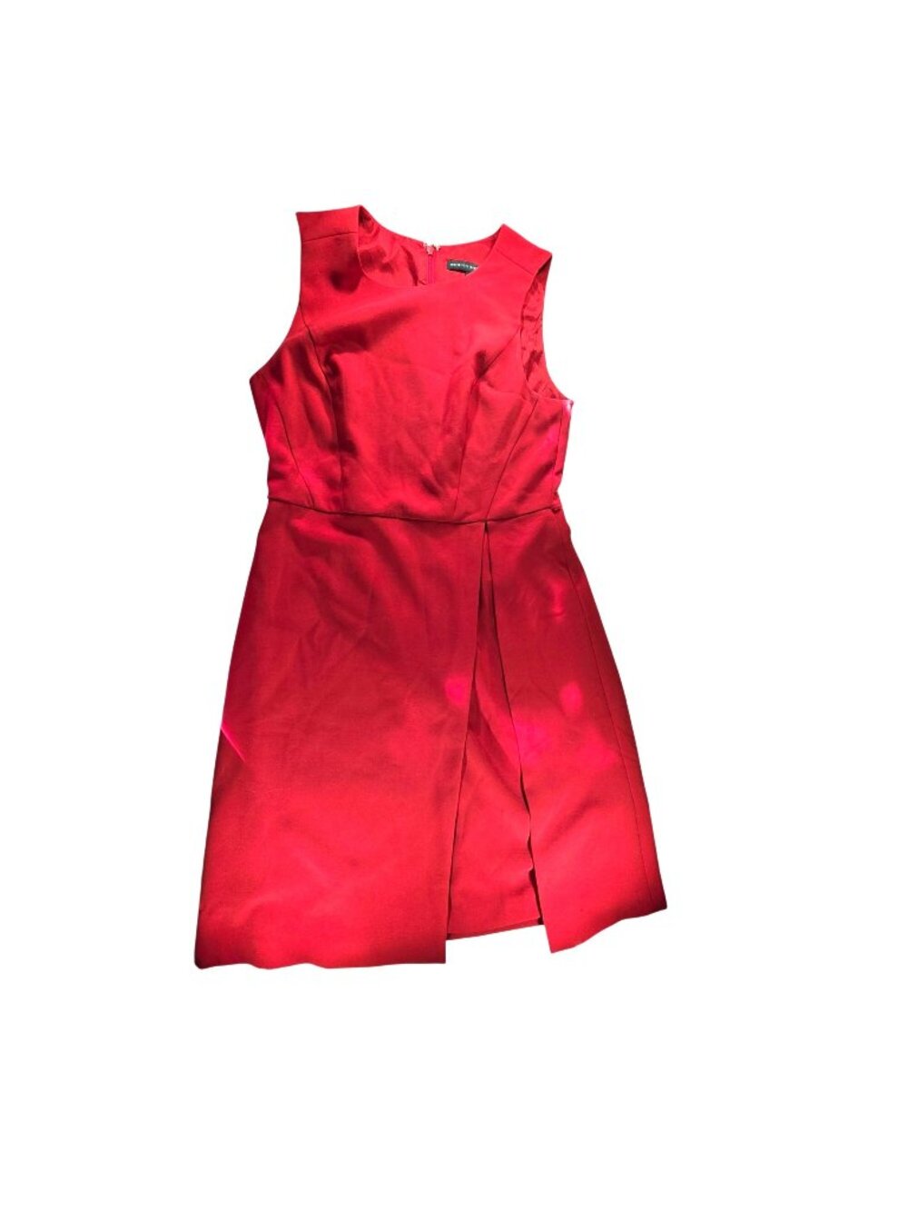 Sleeveless Dress Red Size 10 career office lined white house black market